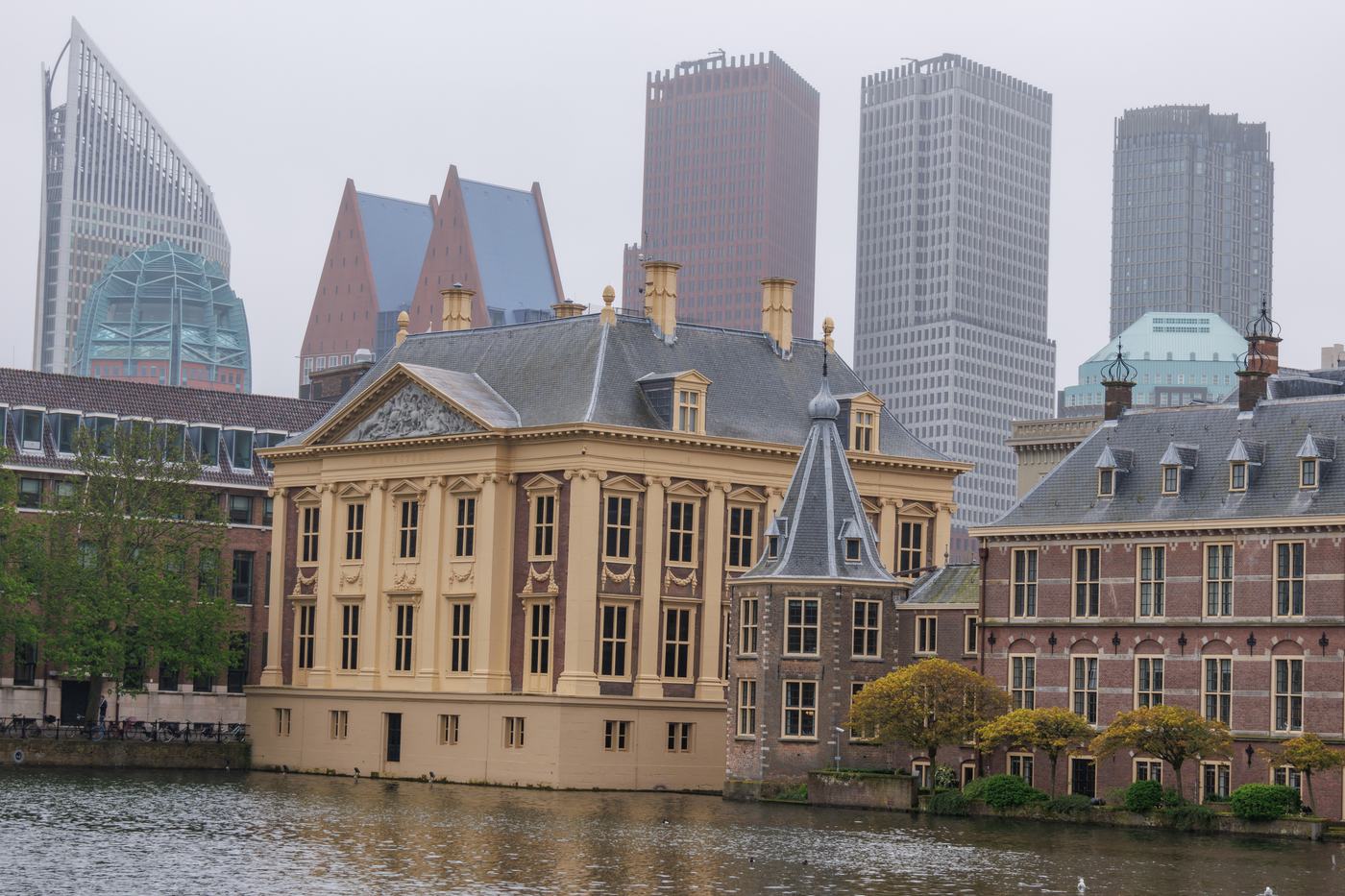 The Binnenhof and the skyline of The Hague
