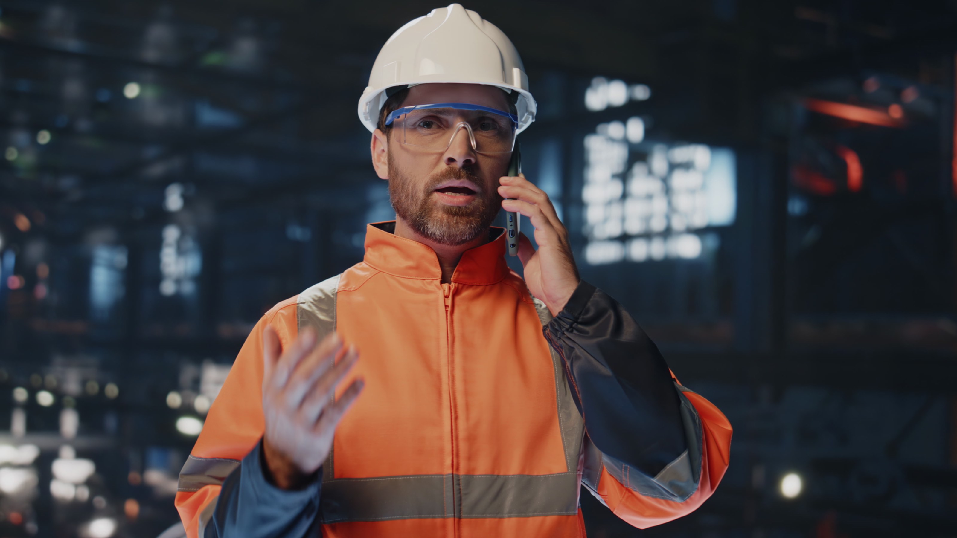 Customer on a call